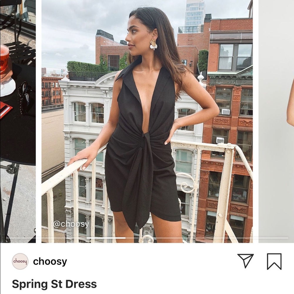 Choosy Spring St Dress - Black - Size 2